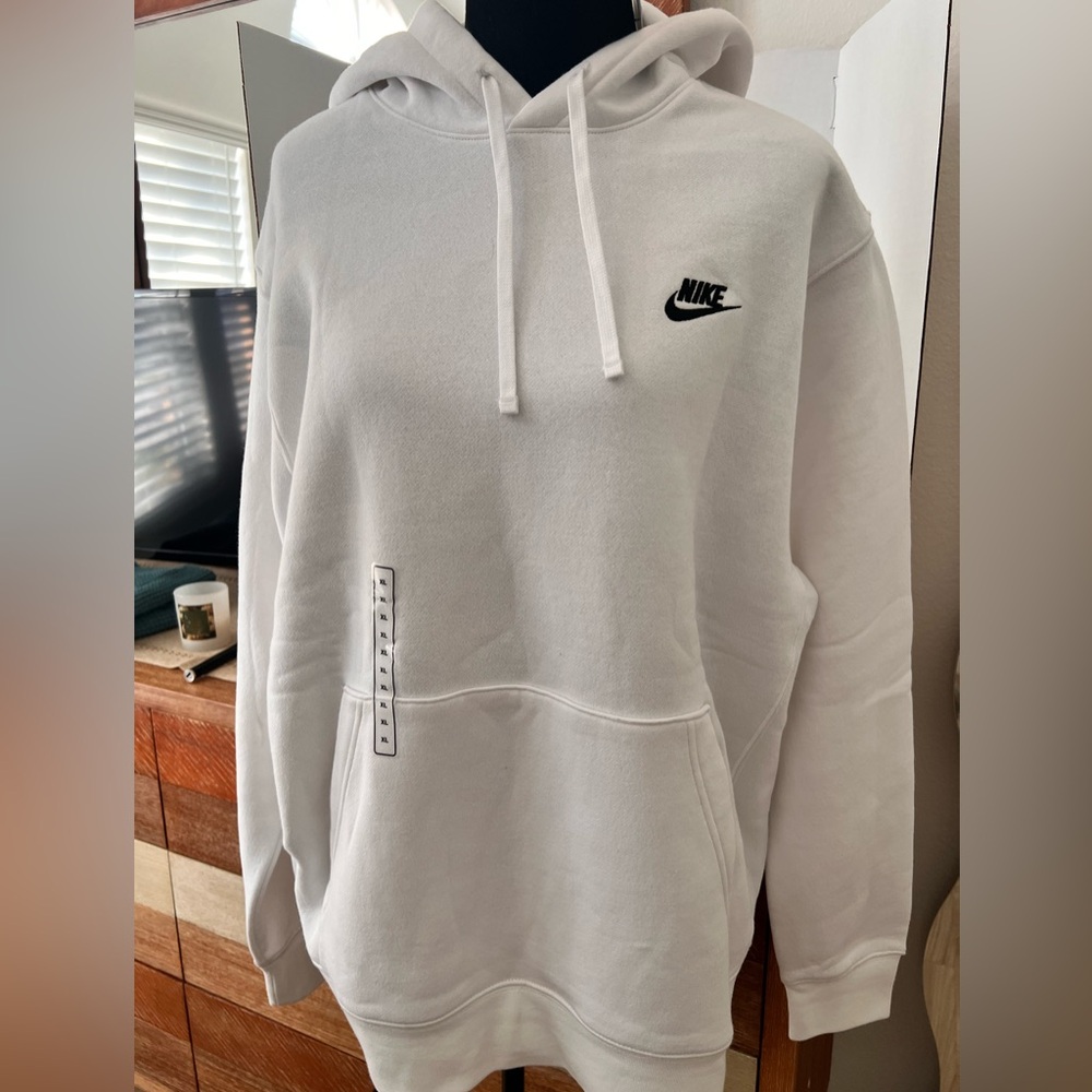 Brand New Nike White Hoodie for Men
